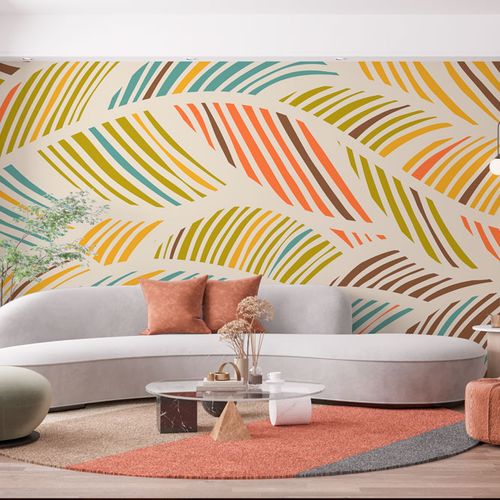 Mural Hojas Varios Colores