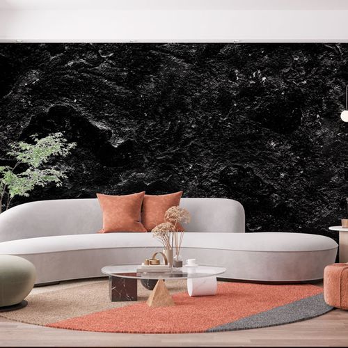 Mural Textura Roca Negro