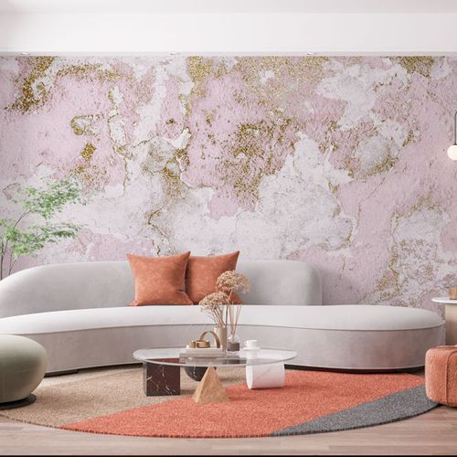 Mural Pared Desgastada Rosa