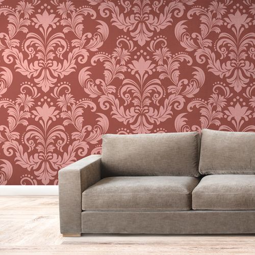 Mural Barroco Rosado