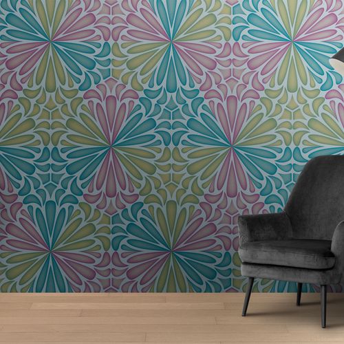 Mural Agapantus Multicolor