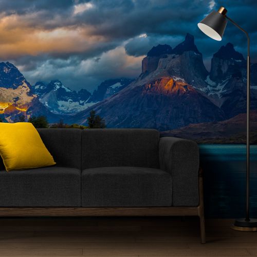 Mural Alemania - Patagonia Lago Azul