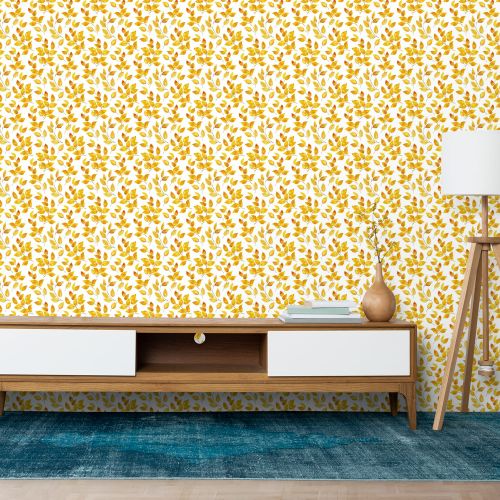 Mural Hojas Otoñales