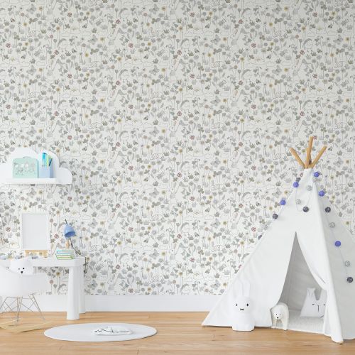 Mural Conejo Ave Oscuro