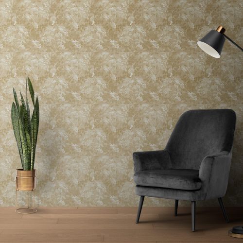 Mural Vintage Dorado Claro