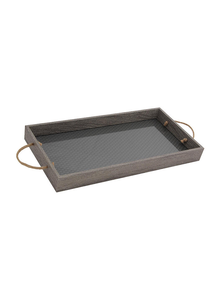 Bandeja de Madera c/ Fondo de Vidrio