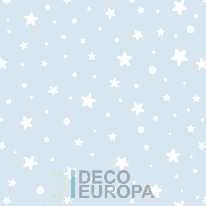 Mural Color Celeste Bebe - PDNBA1005-G