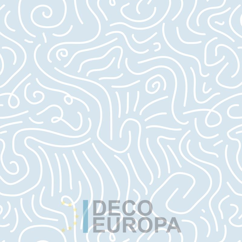 Mural Color Celeste Bebe - PDNBA1013-G