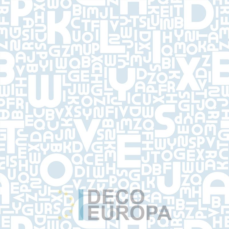 Mural Color Celeste Bebe - PDNBA1021-G