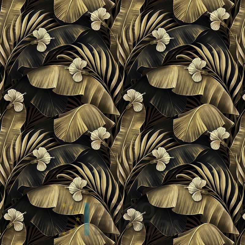 Mural Hojas Verdes y Tropicales - PDF31