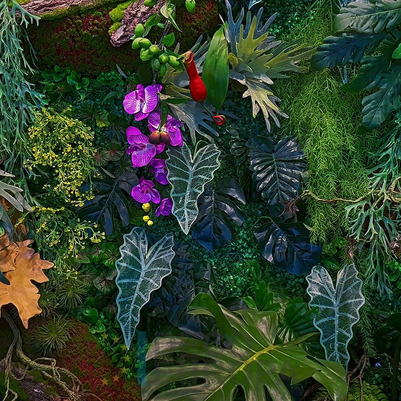 Mural Hojas Verdes y Tropicales - PDF65