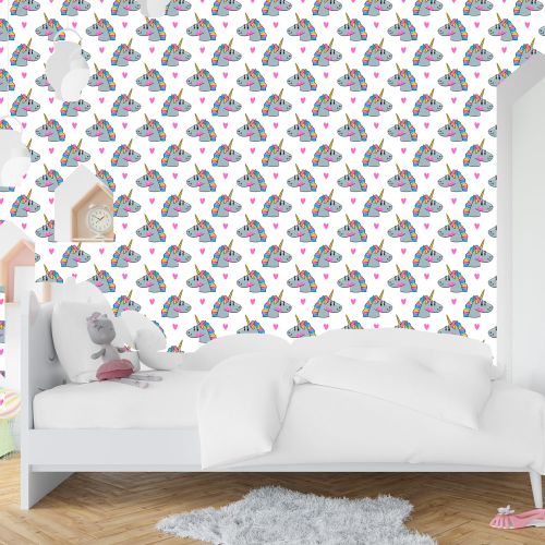 [1101] Mural Cabeza Unicornio