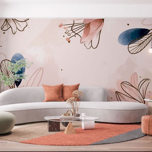 [1146] Mural Flores Rosas