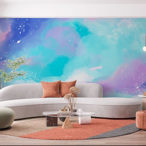 [1147] Mural Espacio Multicolor Acuarelas