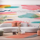 Mural Trazos Acuarela