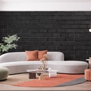 Mural Ladrillos Negros