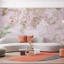 Mural Pared Desgastada Rosa