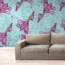 Mural Flores Violeta