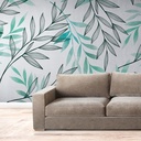 Mural Hojas Verdes