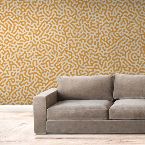 [1203] Mural Doodle Art Naranja