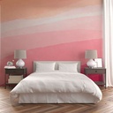 Mural Tonos De Rosa Acuarela