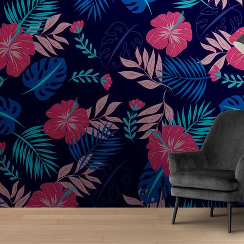 [1258] Mural Flores Hawai