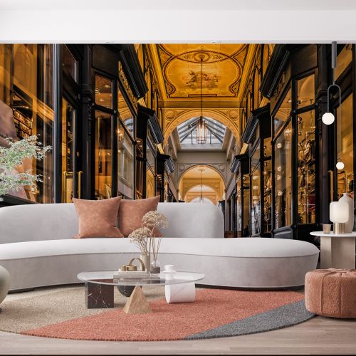 [1365] Mural Alemania - Hamburgo Dentro Edificio Elegante