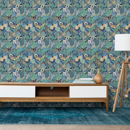 [1595] Mural Selva Azul