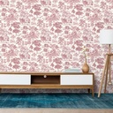 Mural Leopardo Bosque Magenta