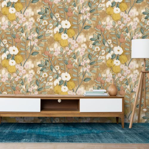 [1621] Mural Hojas Vintaje