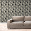 Mural Hojas Espinas Gris