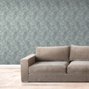 Mural Hojas Espinas Cyan