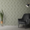 Mural Hojas Espinas Verde