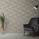 Mural Jazmin Monocroma Verde