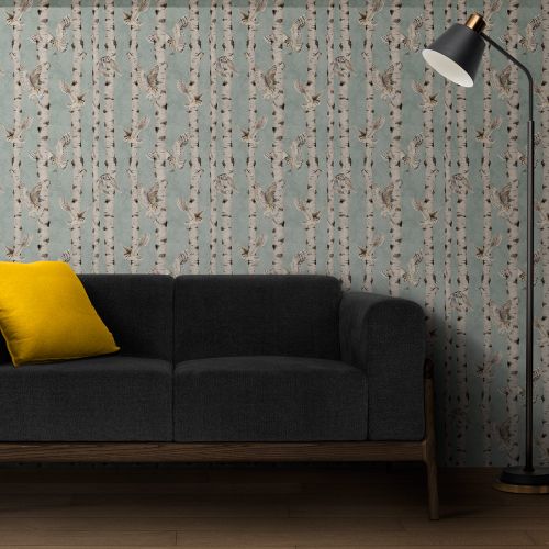 [1686] Mural Buho Cyan