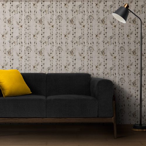 [1687] Mural Buho Gris