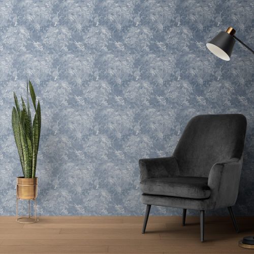 [1737] Mural Vintage Cyan