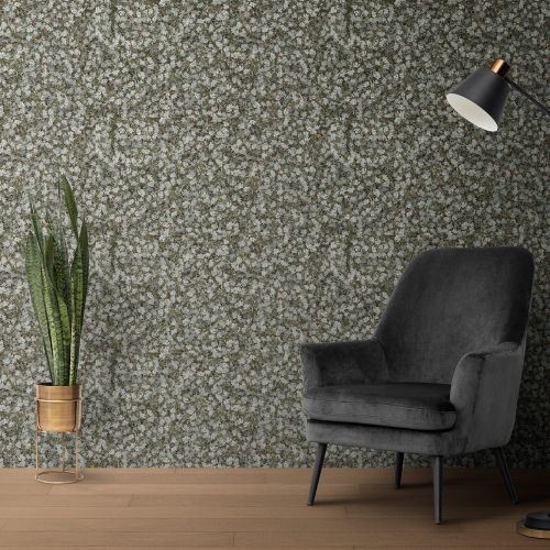 [1749] Mural Flores Completo Blancas