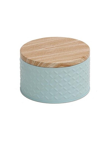 Lata Organizadora con Tapa de Madera