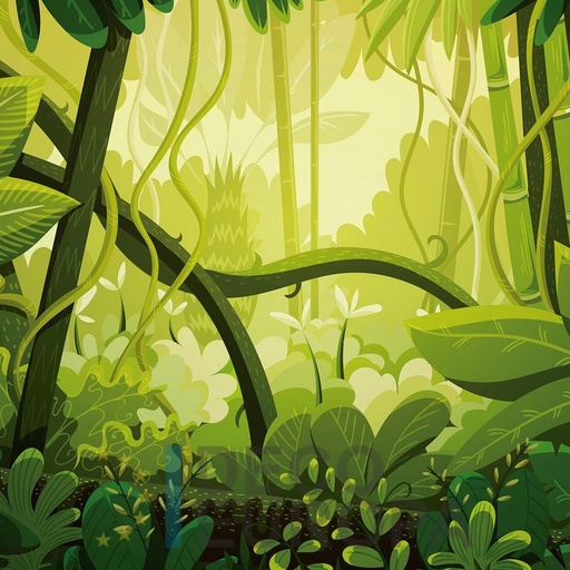 [PDPBA003] Mural Naturaleza Animada - PDPBA003