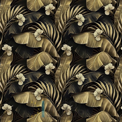 [PDF31] Mural Hojas Verdes y Tropicales - PDF31