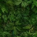 Mural Hojas Verdes y Tropicales - PDF57