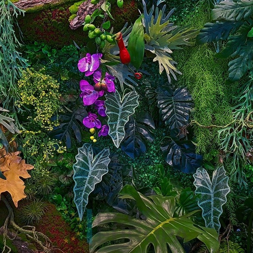 [PDF65] Mural Hojas Verdes y Tropicales - PDF65