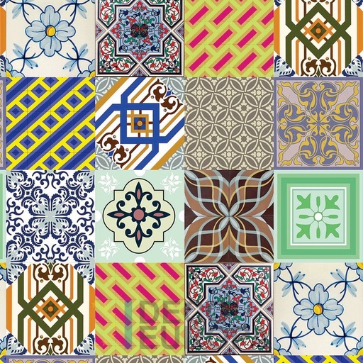 [PDSDA009] Mural Azulejos Calcareos - PDSDA009