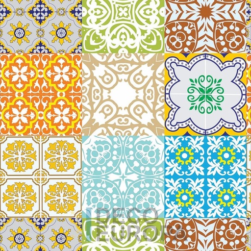 [PDSDA011] Mural Azulejos Calcareos - PDSDA011