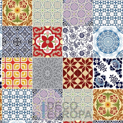 [PDSDA016] Mural Azulejos Calcareos - PDSDA016