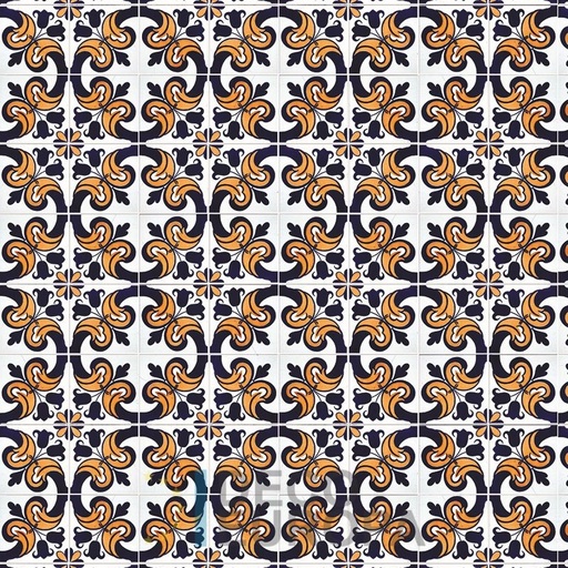 [PDSDA034] Mural Azulejos Calcareos - PDSDA034