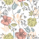 Mural Floral - PDSDFL006