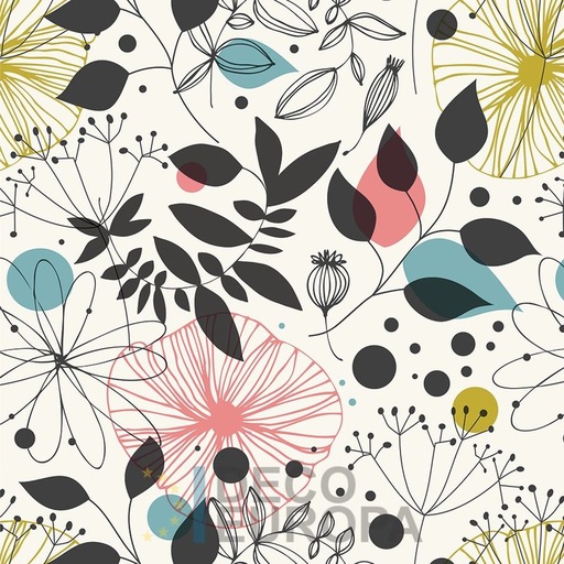 [PDSDFL122] Mural Floral - PDSDFL122