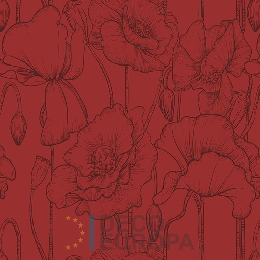 [PDSDFL175] Mural Floral - PDSDFL175